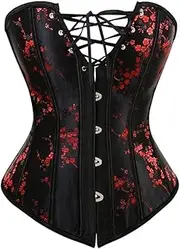 [OFFSUM] Women's Sexy Corset - Large Size Sexy Corselet Bridal Lingerie Sleeveless Strapless Backless Adjustable Solid Color Clubwear Clothing Top