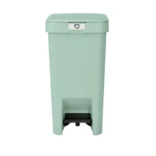 【Brabantia】PEDAL BIN STEPUP腳踏式環保垃圾桶10L(淺灰/仙綠)