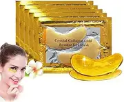 72Pcs Under Eye Patches, Gold Under Eye Mask for Dark Circles,Puffy Eyes, Bags and Wrinkles with Collagen,Relieves Pressure and Reduces Wrinkles,Revitalises and Refreshes Your Skin for Women Men(36 Pairs)