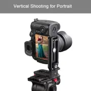 Quick Release DSLR Camera L Bracket Plate For Tripod Head Mount Vertical Shoot