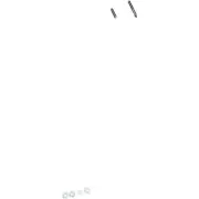 MC Enterprises Frame Mount/Twisted Fold-Up Hi-Way Bars 24 1/2in 371