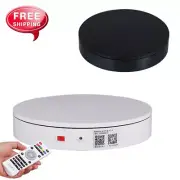 32cm Electric Turntable Photography Display Stand Remote Control Speed&Direction