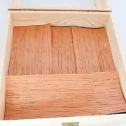 Spanish Cedar Sheets for Humidor, Spanish Cedar Wood Veneer Lumber Strip...