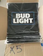 ✅ X5 New Bud Light Rubber Square Beer Bar Spill Mat Bartender For Tap Handle