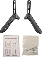 MotiveTech 2X Table Top TV Stand Base TV Legs Angle Adjustable PP Replacement TV Pedestal