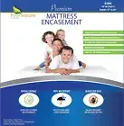 King Size Zippered Mattress Protector - Waterproof Mattress Cover - Hypoallergen