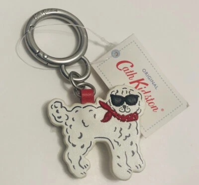 CATH KIDSTON Sassy Dog Key Ring Warm Cream