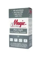 Magic Safety Pure Sight Lens Cleaning Towelettes 100/Box (4 Boxes) - MS93165