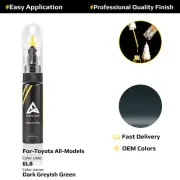 Touch Up Paint For Toyota All Models Code: 6L8 Dark Greyish Green Chip Fix