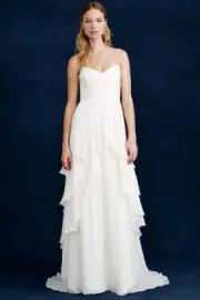 J. Crew Luella Wedding Gown Size 2 and 4 NEW Ivory Silk