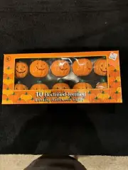 VTG Pumpkin Blinking String Lights - K-mart 10 Electrified-Terrified Works