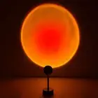 RED LED Sun Sunset Rainbow Projector Atmosphere USB Night Light Lamp