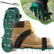 Lawn Aerator Shoes Adjustable Lawn Aerator with Hook and Loop Straps Anti-slip♙