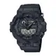 【CASIO 卡西歐】 G-SHOCK 百搭酷黑 街頭潮流 Cordura尼龍錶帶 大錶徑 雙顯系列 GA-700BCE-1A_53.4mm