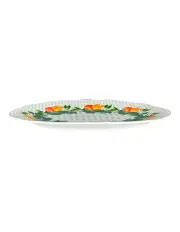 [Casa Domani] Jardino Scallop Oval Platter 25cm Gift Boxed in Green
