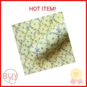 Vintage Yellow Floral Shelf Drawer Liner Self Adhesive Contact Paper Wallpaper f