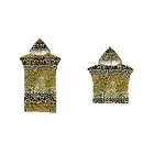 Leopard Print Hooded Towel Poncho Pool Swim Beach Changing Robe Gift Microfiber