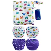 Reuseable Swim Nappy 2 Pack - Crazy Crabs