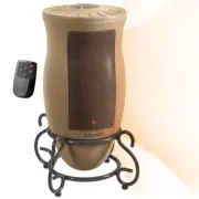 Electric Tower Ceramic Space Heater w/ Timer, Thermostat, & Remote Control 1500W