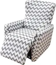 Stretch Recliner Couch Cover 4-Pieces 1Seat Recliner Chair Slipcovers with Pockets Sofa Cover Recliner Lazy Boy Furniture Protector for Living Room (Color : #7)
