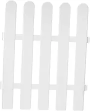 HEMOTON 1 PC Decorative Plastic Fence DIY Garden Picket Fence for Courtyard Lawn Flexible Design with Splicing Buckles Color Lightweight Easy to Install