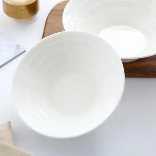 純白陶瓷湯碗麻辣燙碗大號水煮魚碗拉面碗甜品沙拉碗斗笠碗喇叭碗