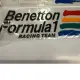 【Max魔力生活家】BENETTON FORMULS1 貼紙 車身貼紙 立體貼紙 (黑色～賠售價出清)
