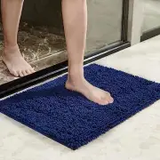 Soft Fluffy Bathroom Rug Machine Washable Quick Dry Non-Slip Absorbent Bath Mat