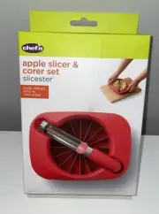 Brand New Chef’n 16 Slice Apple Slicer & Corer Set Slicester Free Shipping