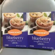 2-Manischewitz Blueberry Muffin Mix 12oz Each Best By 11/2024