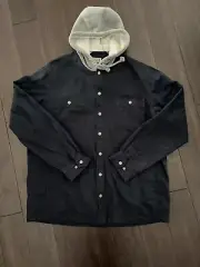 Men's Duluth Trading Fire Hose Flannel Lined Hooded Limber Jacket NWT Size XL
