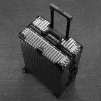 在飛比找樂天市場購物網優惠-加厚全鋁鎂合金拉桿箱鋁合金行李箱男女萬向輪加固旅行箱密碼箱子