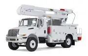 First Gear 10-3901 1:34 International DuraStar with Utility Bucket Body