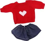 LALADEFIEE Plush Doll Clothes Apparel B Clothes for Fashion Dolls Clothes Dress Stuffed Bunny Bear Stuffed Animal Clothes Bunny Stuffed Animal Clothes Polyester