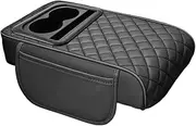 Car Arm Rest Cover, Automotive Center Console Cover | Multifunctional Comfortable Car Armrest Cover with Cup Holder | Car Interior Lining Products