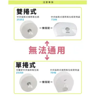 舒潔衛生紙品 【破盤限量熱賣~優惠組】 可麗舒中央抽取式大捲衛生紙(單抽版本)捲筒衛生紙 25350*1+7046*2