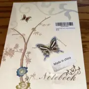 Floral Password Diary with Lock A6 Refillable Locking Journal PU Leather Comb...