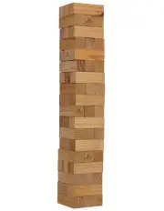 [Jenjo] 54 Piece Giant Outdoor Wood Block Game 127cm