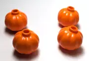 Lego - Minifigure Utensil - Lot of 4 - Orange Pumpkins