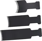 BELLIFFY 3pcs Hair Coloring Comb Foil Brush Hair Dye Brushes Tint Highlighting Board Hair Color Tool Heavy Duty Hairbrushes for Women Highlighter Hair Dye Tools Hair for Highlighting Black