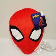 Marvel Triangle Spiderman Face Red Throw Decor Plush Pillow