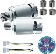 2PCS 12 Volt RS550 30000RPM High-Speed 7R Motor (19T) for Fisher Price Power Wheels Ride On Car Upgrade,12V Motor Replacement for Barbie Jeep Toys/Ford F-150/Kawasaki/Dynacraft ATV/FP Power Wheels