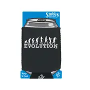 Evolution Zombies - Funny Novelty Stubby Holder With Base