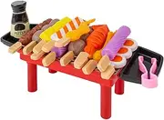 1 Pc Kids BBQ Grill Playset Kitchen Toy Set Realistic Playset with Grill Pretend Play Toys Set Pretend for Boys and Girls