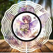 Fairies #7, Wind Spinners 8" Sublimated, High Quality Aluminum (ws207)