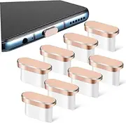 8Pcs Type C Dust Plugs Phone Port Caps for USB C Protection Compatible with Type Phones Prevents Dirt and Lint Compact Design for Easy Installation
