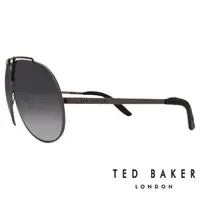 在飛比找momo購物網優惠-【TED BAKER】限量款 英國紳士飛行員皮革鏡腳太陽眼鏡