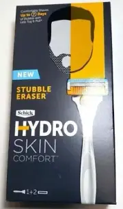 2XMen’s Razor Schick HYDRO Skin Comfort Stubble Eraser Blade (2Razor Cartridges)