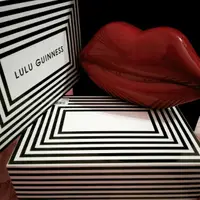 在飛比找蝦皮購物優惠-LULU GUINNESS 設計師名牌經典紅唇晚宴包💋