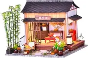 Gatuida 1 Set Courtyard Decoration House Style Miniature Kit Kits Miniature Garden Model Adornment Handmade Model Assemble Model Paper